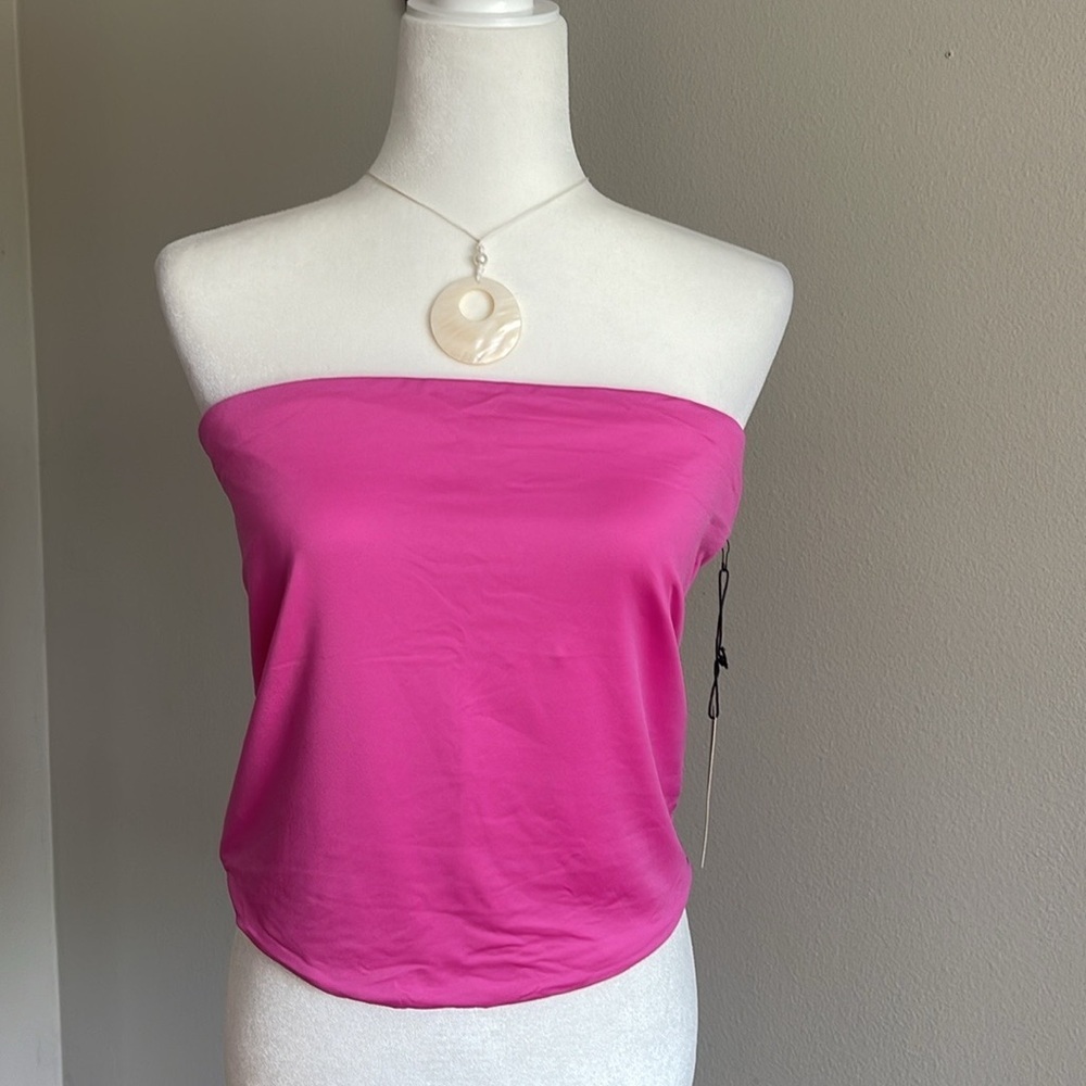 NWT Pink Strapless Women's Top Size 2X